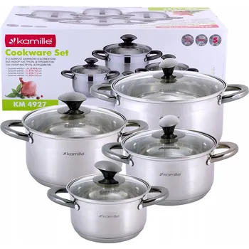 Sada hrnců Kamille , nerezová ocel 8 dílů