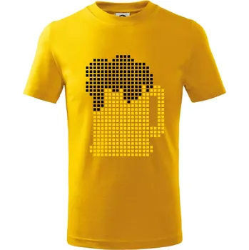 Chlapecké tričko Pivo pixel - Tričko dětské bavlněné - 98 cm / 2 roky ( Žlutá )