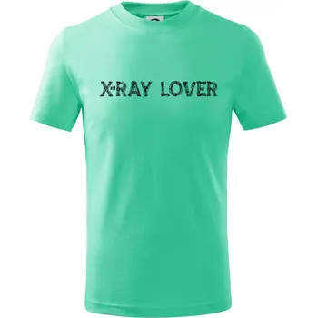 X-ray Lover - Tričko dětské bavlněné - 98 cm / 2 roky ( Mátová )