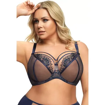 Podprsenka Gorsenia K496 Paradise barva: tmavě modrá 85L