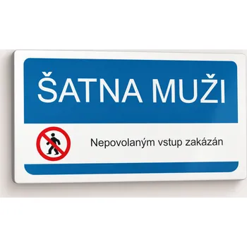 Traiva s.r.o. Šatna muži Verze: Plast 190 x 90 mm tl. 0.5 mm - Kód: 03389