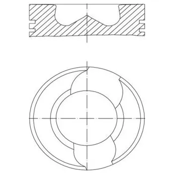 Píst motoru Píst MAHLE 030 98 02