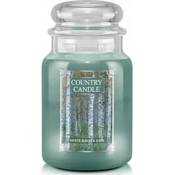 Svíčka Sójová vonná svíčka White Birch and Rain Country Candle 1 ks