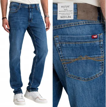 Pánské džíny MUSTANG Washington Straight Pánské džíny Klasické rovné W31 L34