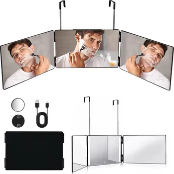 Zrcadlo ZRCADLO TŘÍDÍLNÉ S NASTAVITELNOU VÝŠKOU A ZABUDOVANÝM LED OSVĚTLENÍM