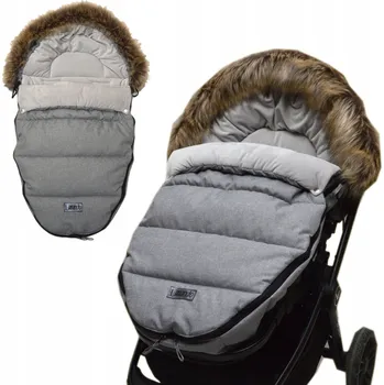 Fusak LAVANDO fusak do kočárku 95 cm kožešina univerzální podzimní/zimní