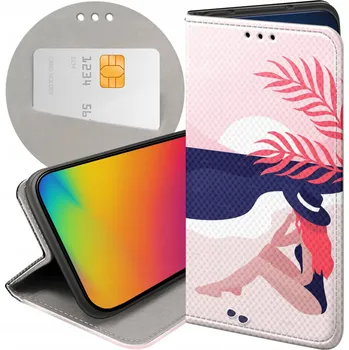 Pouzdro na mobilní telefon Flipové pouzdro Hello Case pro Motorola Edge 20 Lite růžové