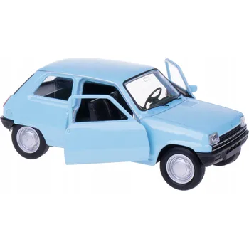 autíčko RENAULT 5 KOVOVÝ MODEL WELLY 1:34/39 MODRÁ