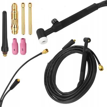 Svářečka Svařovací hořák Kraft&Dele TIG LIFT 3M Trysky Kabel Konektory