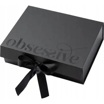 Dárková krabička Elegantní černá dárková krabička Obsessive na spodní prádlo