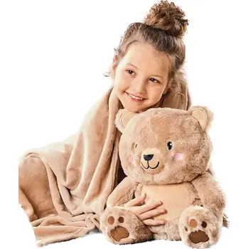plyšák Dětská deka 2v1 medvídek smukee kids 100*150 cm