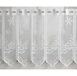 Žakárová vitrážová záclona s bordurou…