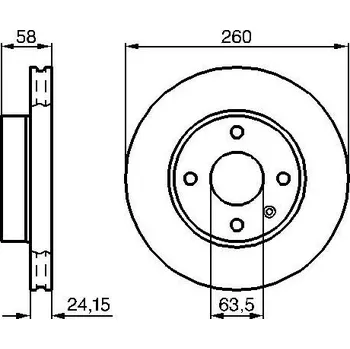 Brzdový kotouč Brzdový kotouč BOSCH 0 986 478 346