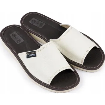 Dámské pantofle Dámské kožené Pantofle NOWO 38