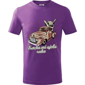 Trochu mi ujela ruka - Tričko dětské bavlněné - 104-110cm / 3-4 roky ( Fialová )