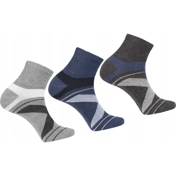 Pánské ponožky Ponožky Nad Kotník 3/4 Bavlna Široký stahovací pásek MORAJ 3-páry 43-45