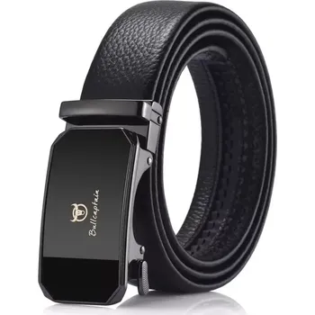 Opasek Bullcaptain kožený opasek automat Hamelin Černý - Model Běžné balení, Délka 130 cm