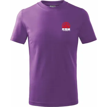SDH logo - Tričko dětské bavlněné - 146 cm/10 let ( Fialová )