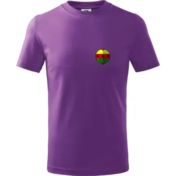 Prší - Kule - Tričko dětské bavlněné - 158 cm/12 let ( Fialová )