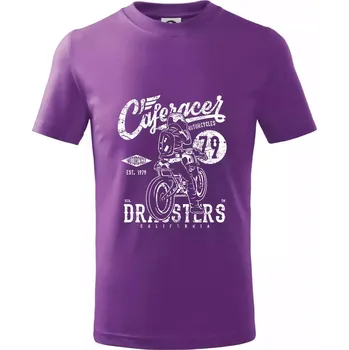 Chlapecké tričko Caferacer79 - Tričko dětské bavlněné - 146 cm/10 let ( Fialová )