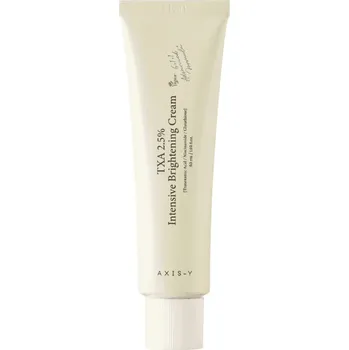 Pleťový krém AXIS-Y – TXA 2.5% Intensive Brightening Cream – Rozjasňující krém s tranexamovou kyselinou – 50 ml