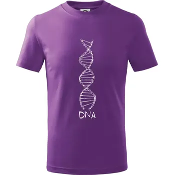 Chlapecké oblečení Cyklistovo DNA - Tričko dětské bavlněné - 98 cm / 2 roky ( Fialová )