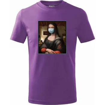 Corona Lisa - Tričko dětské bavlněné - 134 cm/8 let ( Fialová )