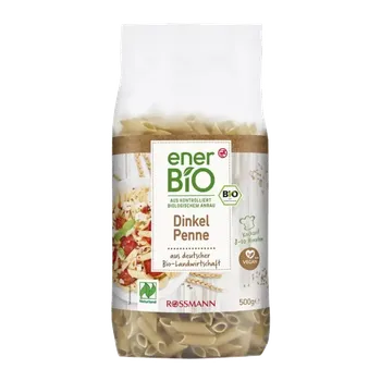 enerBiO BIO špaldové těstoviny penne 500 g