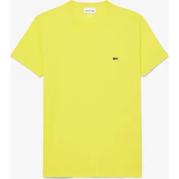 Pánské tričko Tričko Lacoste Yellow 1196108 XS
