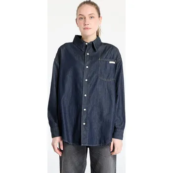 Košile Calvin Klein Jeans Oversized Long Sleeve Denim Shirt Denim S