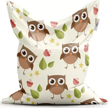 Sedací pytel Sablio Sedací vak Classic Sovy - 150x100 cm