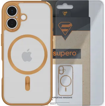 Pouzdro na mobilní telefon Zadní Kryt SUPERO pro Apple iPhone 17 zlatý