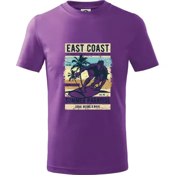 East Coast - Tričko dětské bavlněné - 122 cm/6 let ( Fialová )