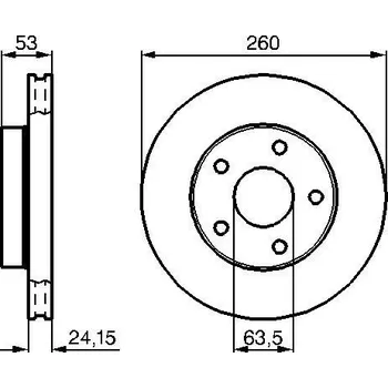 Brzdový kotouč Brzdový kotouč BOSCH 0 986 478 195
