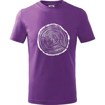 Letokruhy 25 bez věku - Tričko dětské bavlněné - 158 cm/12 let ( Fialová )