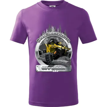 ATV Bush Adventure - Tričko dětské bavlněné - 146 cm/10 let ( Fialová )