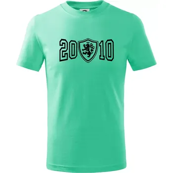 Chlapecké tričko Narozeninový motiv - znak - 2010 - Tričko dětské bavlněné - 134 cm/8 let ( Mátová )