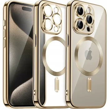 Pouzdro na mobilní telefon Zadní Kryt MBM pro Apple iPhone 15 Pro zlatý