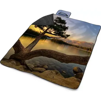 deka Sablio Plážová deka Strom u jezera: 200x140 cm