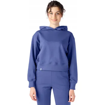 Podprsenka Bellivalini Mikina krátká bavlněná s kapucí S