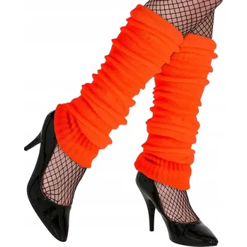 Podkolenky návleky oranžové retro 80. léta