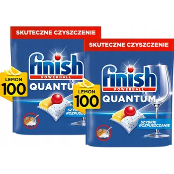 Tableta do myčky Finish Quantum Kapsle do Myčky Nádobí Lemon Citron 2x 100 Kusů