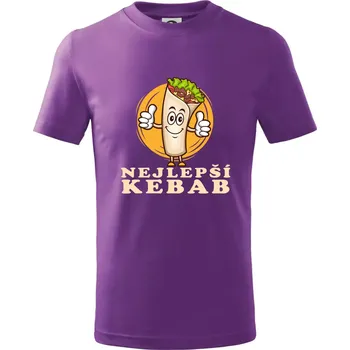 Nejlepší kebab - Tričko dětské bavlněné - 158 cm/12 let ( Fialová )