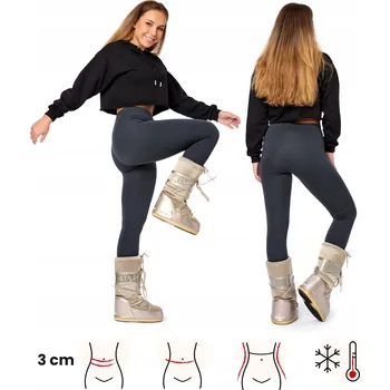 Dámské legíny Bellivalini Dámské legíny Legíny s zateplenými střapci Zima BLV50-321