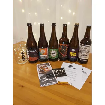 Pivo Předplatné LEŽÁKY (6 ks lahví) Doručení na adresu čtvrt roku