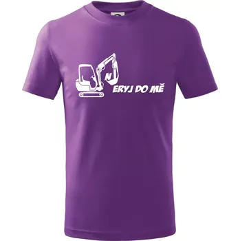 Neryj do mě - Tričko dětské bavlněné - 158 cm/12 let ( Fialová )