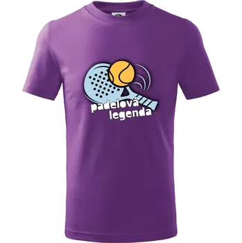 Padelová legenda - Tričko dětské bavlněné - 98 cm / 2 roky ( Fialová )
