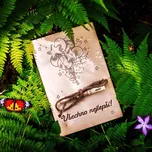 Dřevěná dárková karta na peníze…