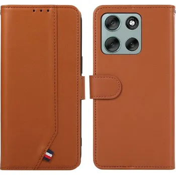 Pouzdro na mobilní telefon ABEEL 128999 ABEEL DELICATE Peněženkové pouzdro Motorola Moto G86 Power 5G hnědá