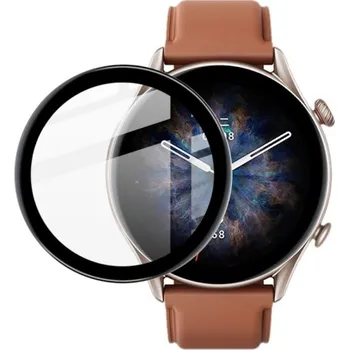 VSECHNONAMOBIL 38025 3D Hybridní sklo Xiaomi Amazfit GTR 3 Pro černé